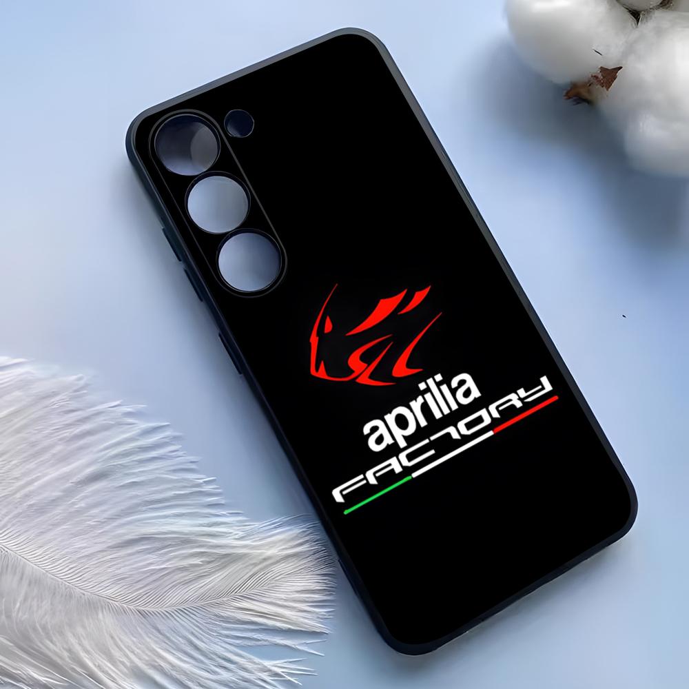 A-Aprilia Motorcycle Logo Phone Case For Samsung S25 Ultra S24 S23 S22 S21 S20 Plus Fe Galaxy A54 A53 A34 A25 Silicone Cover