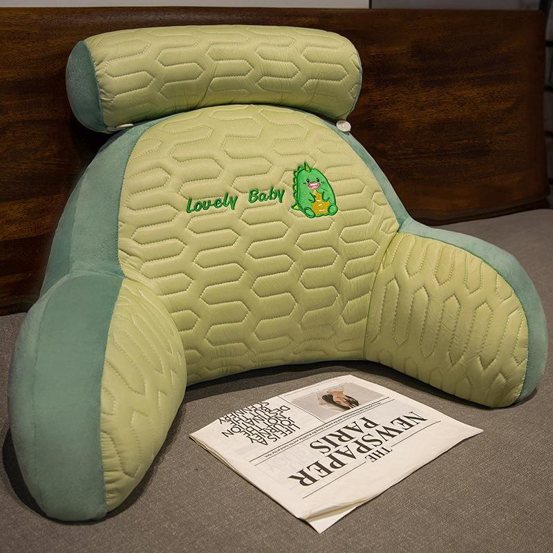 Универсальная подушка-спинка на четыре сезона, подушки для защиты поясницы, диванная подушка, удобные поясничные маты, подушка для чтения в кровати, домашнее украшение, 1 шт.