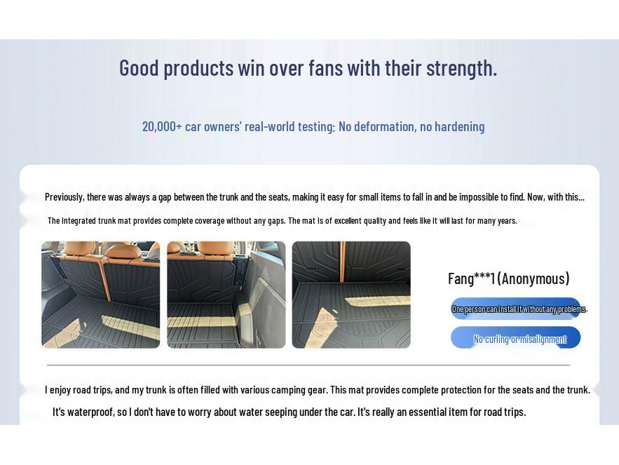 Haval H6L Новая модель Коврик в багажник TPE26 - Цельный коврик в багажник Автомобильный аксессуар для интерьера