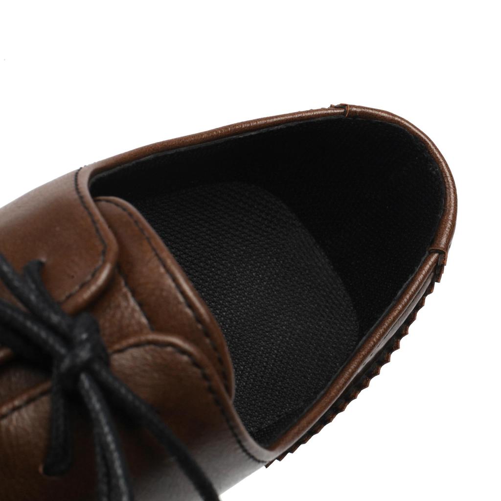 Q/Женские туфли на высоком каблуке, однотонные туфли в британском стиле в стиле ретро, ​​большие низкие туфли на шнуровке