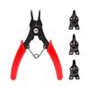 Snap Ring Pliers, Set of 4, Multi-Angle Retaining Ring Pliers, Internal and External Circlip Pliers, for Shafts and Holes