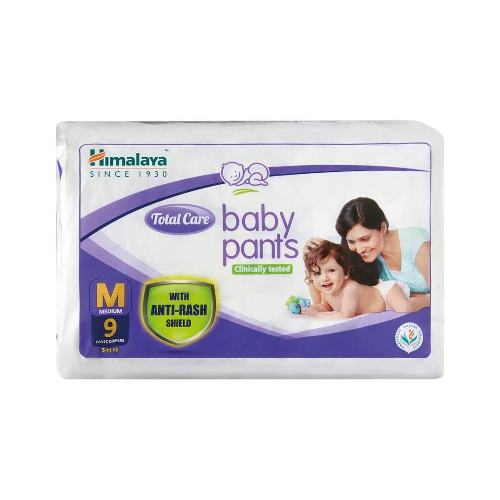 Himalaya Подгузники-трусики для малышей Total Care Medium 9 штук Мягкие Впитывающие Защита для младенцев