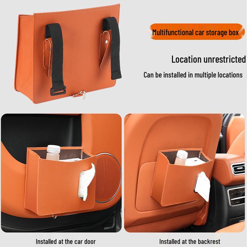 Многофункциональный органайзер на спинку автомобильного сиденья: Простое и практичное решение для хранения