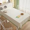 Tablecloth Waterproof And Oil-Proof Leave-In Modern Simple Light Luxury Rectangular Dining Table Cloth, Tablecloth Mat Tablecloth