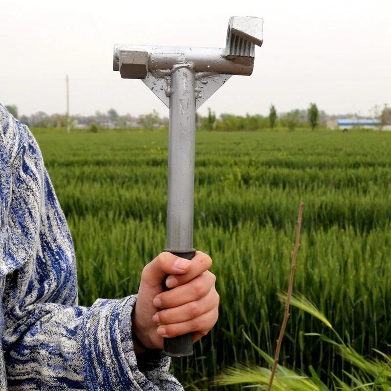 Инструмент для вставки стальной трубы в теплице Устройство для вставки экстубации Аксессуары для скелета овощей Экономящее труд удаление вставки