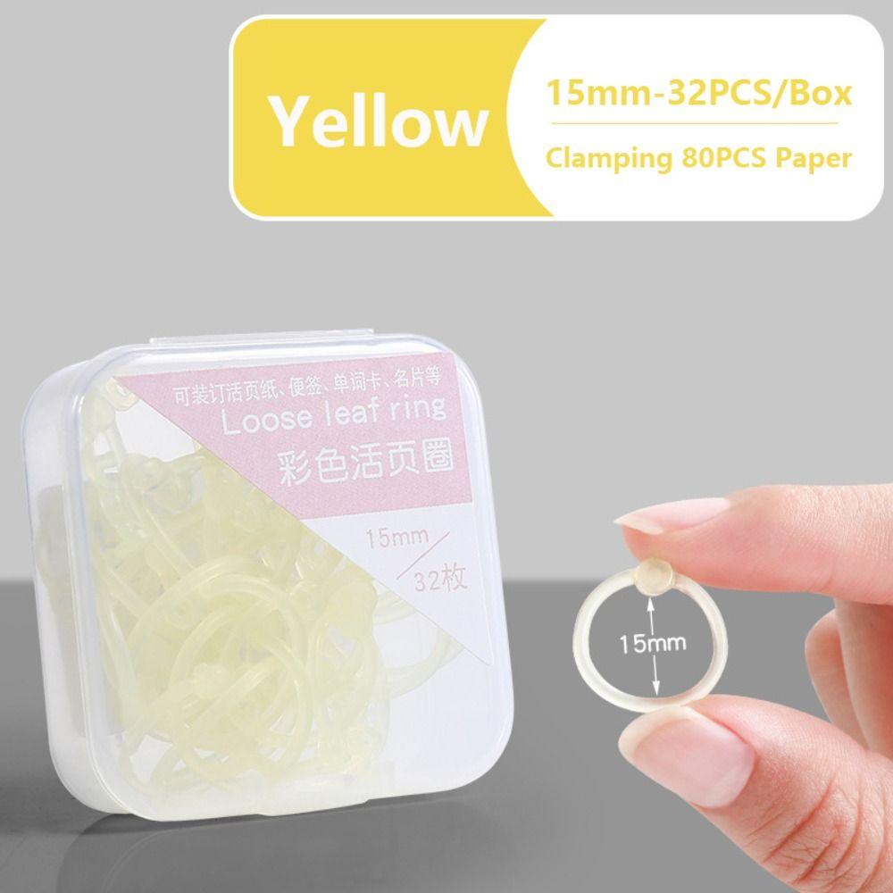 DIY Loose Leaf Paper Buckle Multi-Function Loose-leaf Book Hoops  School Office
