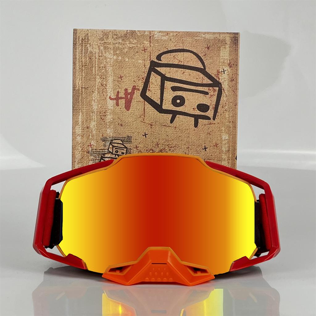 Motocross Goggles HD Lens Men Motorcycle Anti-fog Eyeglasses Riding Glasses Women Moto MX MTB Sunglasses Dirt Bike Accessories