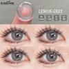 Eyeshare Цветные контактные линзы, серые натуральные мягкие линзы, розовые цветные контактные линзы для макияжа, коричневые линзы, цветные косметические линзы для очков, 1 пара