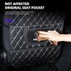 For Mazda Car Seat Back Anti Kick Pad Auto Leather Interior Accessories for Mazda 2 3 5 6 CX5 CX9 CX7 CX4 CX3 CX30 MX5 MX3 BK NC