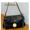 New high-end bow handbag, runway high-end style, single-shoulder crossbody bag, European and American style bucket bag