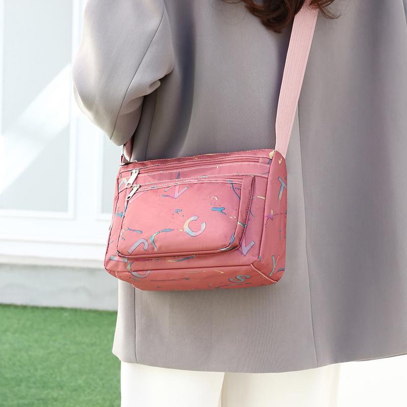 Модная женская сумка-мессенджер с несколькими карманами, высококачественная прочная тканевая сумка, женская легкая нейлоновая сумка через плечо для женщин