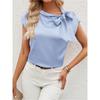 Women's Summer New Half Bow Bow Niche Design Top