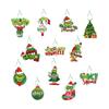 Funny Christmas Decorations For Adults, Funny Wooden Christmas Ornaments For 2024, Naughty- Christmas Tree Ornaments, Prank Exchange Ornaments
