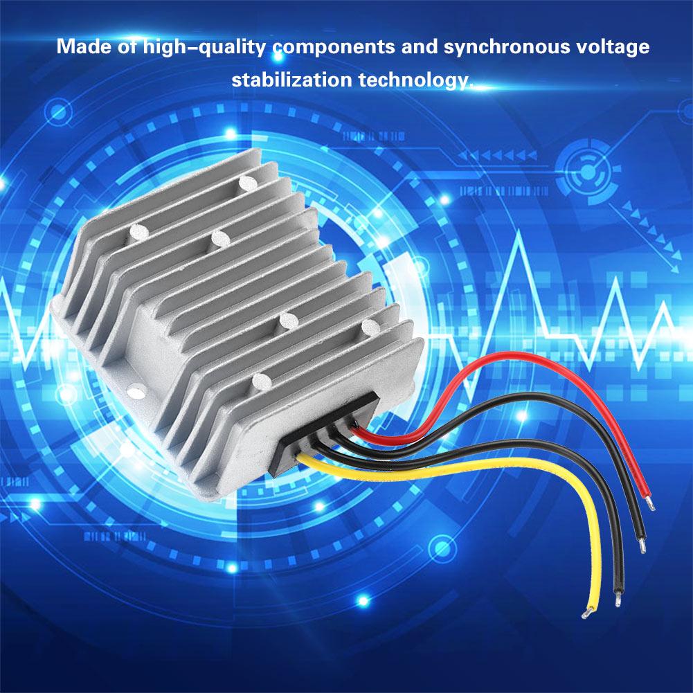 - Преобразователь-регулятор 12 В в 24 В, высокоэффективный повышающий источник питания 10 А 240 Вт