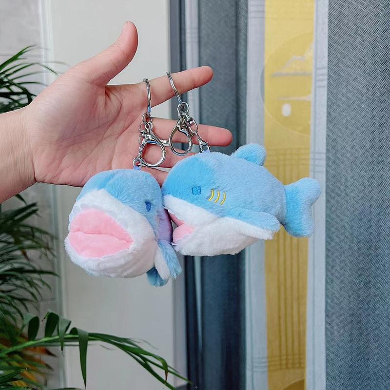 1Pc 12Cm Small Shark Plush Toy Doll Stuffed Animals Plush Accessories Toy Pendant Baby Kid Gift Keychain Ornaments
