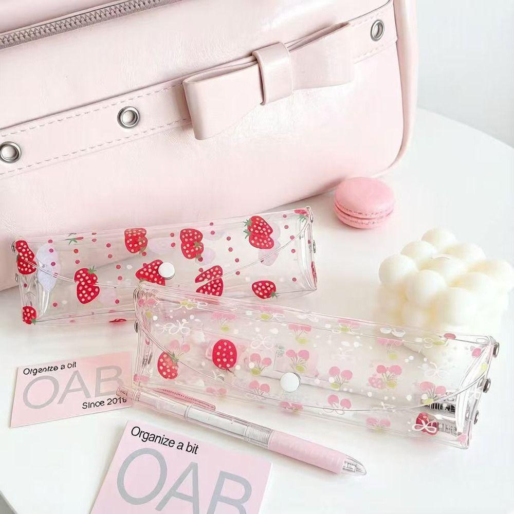 Transparent Pen Bag PVC Stationery Pouch High Quality Pencil Pouch Back To School