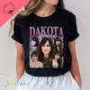 Dakota Johnsons Mens Cotton Tshirt Retro 90s Fans Gift Tee Tshirt Y2k Vintage Top Streetwear Aesthetic Clothing Short Sleeve