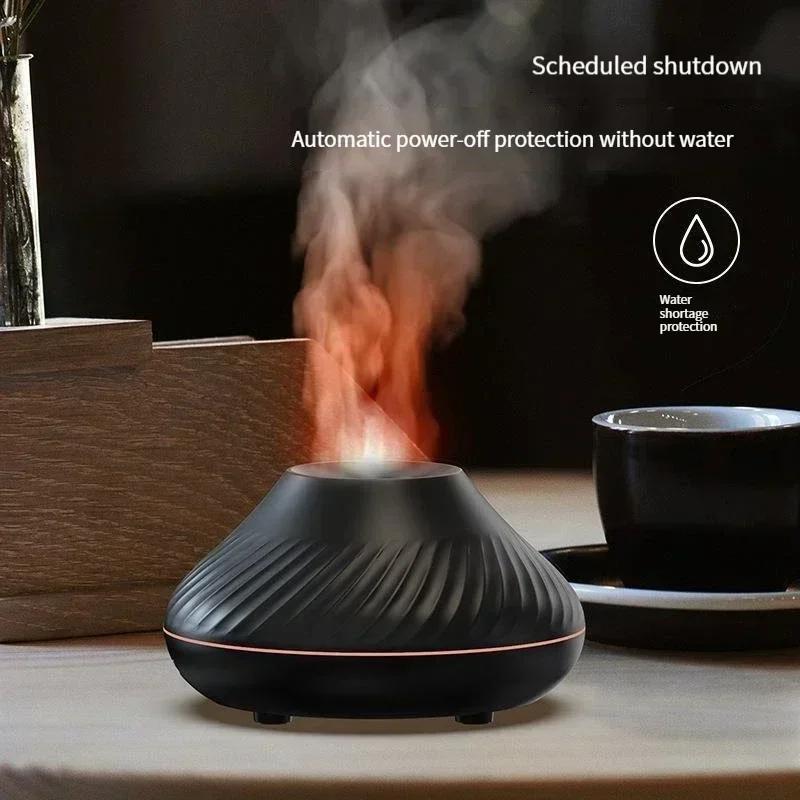 Аппарат для ароматерапии Flame, увлажнитель воздуха, диффузор эфирных масел, диффузор духов, восполняющий запас воды, USB, небольшой ночник для дома