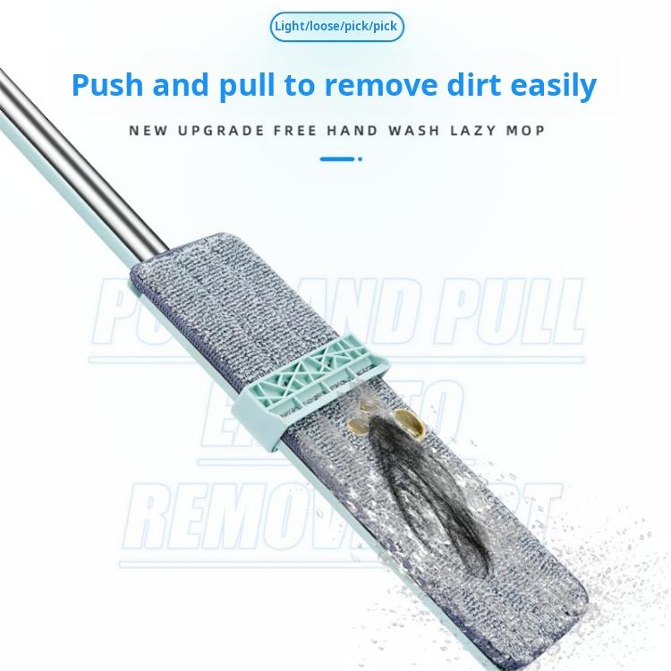 1 mop 2 cloth hand wash free mop