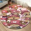 One Piece Tony Tony Chopper Round Area Rug Carpet Rug For Living Room Bedroom Sofa Playroom Decor Nonslip Floor Mat