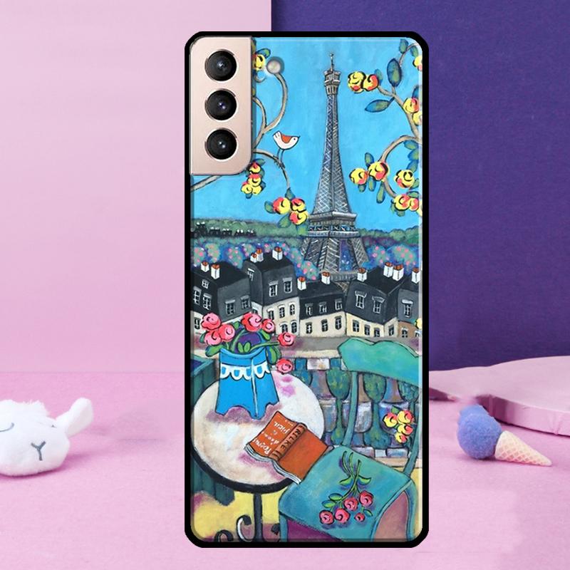 Чехол для телефона Париж Эйфелева башня для Samsung Galaxy S25 S24 Ultra S9 S10 S20 S21 S22 Plus S23 FE S24 FE