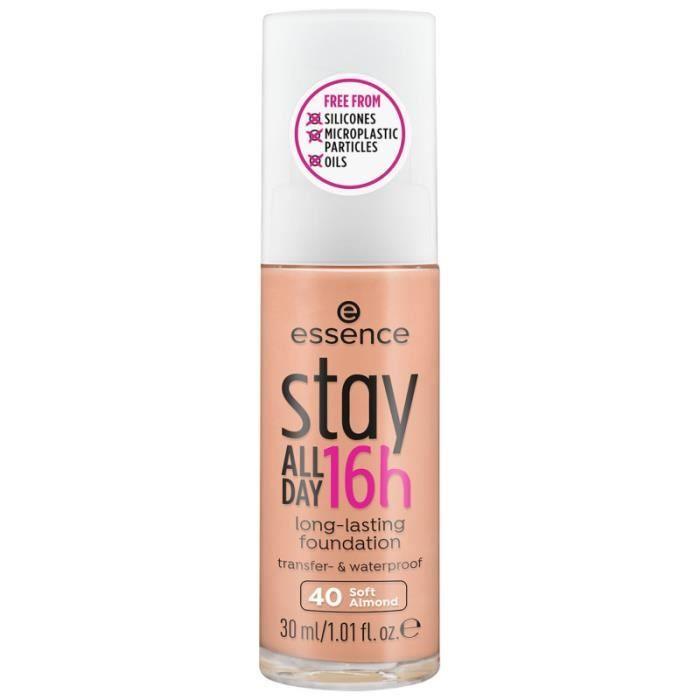 Essence - Fond De Teint Stay All Day 16H Longlasting - 40 Soft Almond