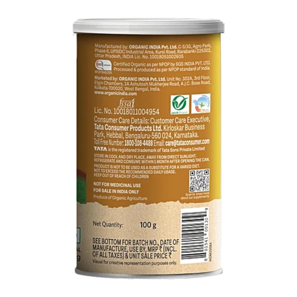 ORGANIC INDIA Шелуха семян подорожника (Псиллиум) Цельная Isabgol Высокое содержание клетчатки Пищевая добавка 100 г Упаковка 2 шт. Способствует пищеварению и контролю веса