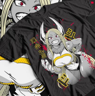 Футболка Bnha Мирко Герой Кролик, Футболка Моя Геройская Академия, Унисекс Подарочная Футболка
