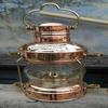 Copper Brass Anchor Oil Lamp Nautical Marine Ship Lantern Boat Lamp Light