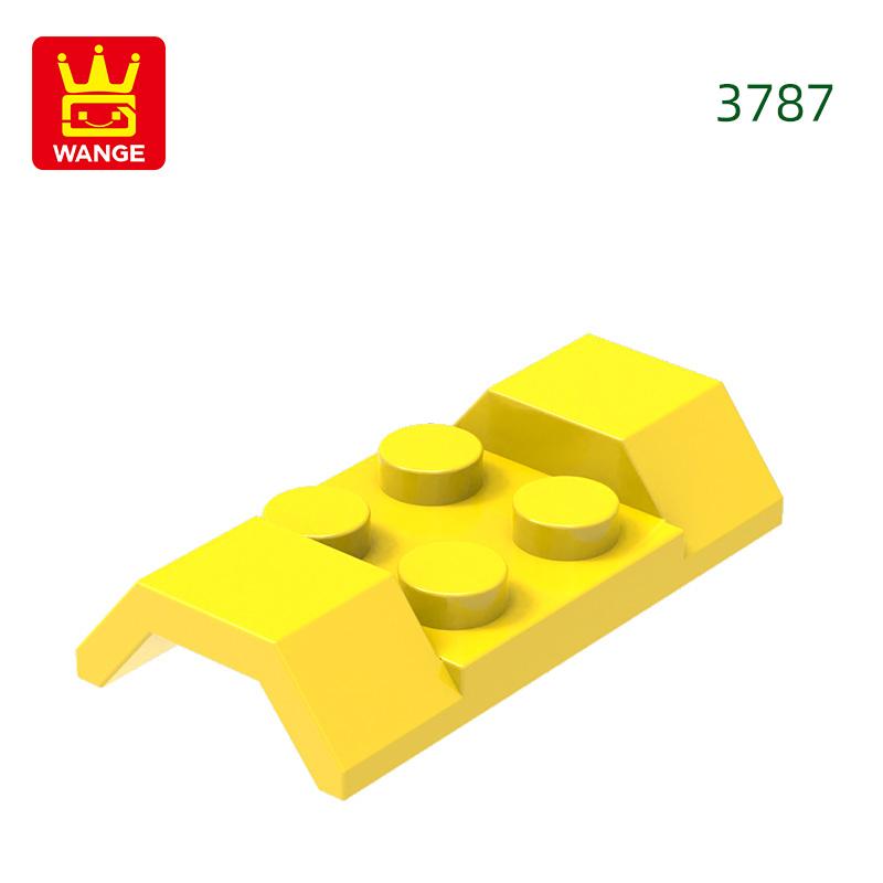 Нетоксичный 3787 100 г / 80 шт. 2x4 Блок для крыла автомобиля Moc Color Арочные аксессуары Совместимый с кубиками DIY Детская игрушка для сборки Подарок