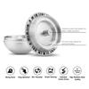 Stainless Steel Reusable Coffee Pods for Nespresso VertuoPlus Refillable Capsules for VertuoLine Machines Money-Saving Coffee Capsules Stainless