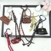PU Leather Rope Luxury Bag Pendant Exquisite Luxury Cute Bag Hanging Bags Accessories Spare Parts for Bags
