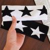 1pc Women's Headband with Star & Color-Blocking - Retro/ Horizontal Stripes & Star Motifs, Soft for Braids, Ponytails, Buns