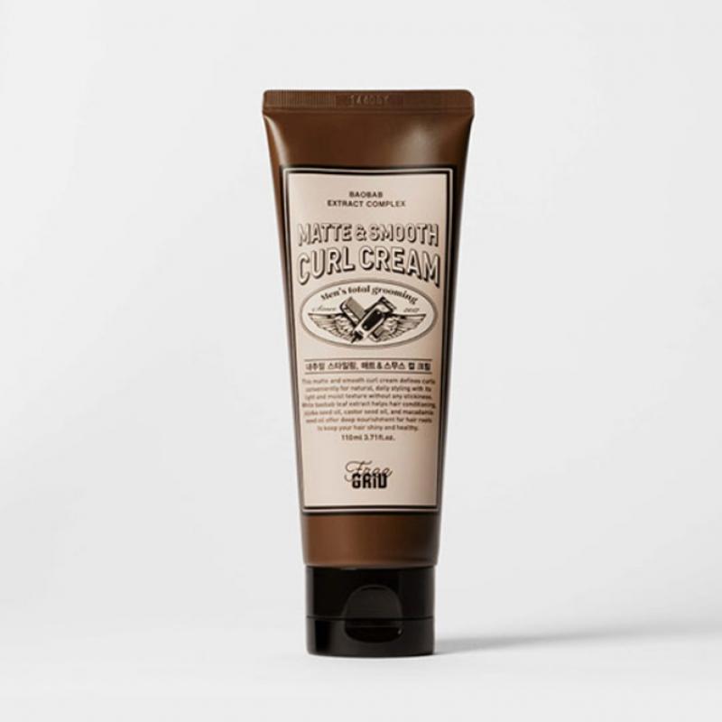 Крем для разглаживания вьющихся волос Daiso Free Grid Matte 110 мл