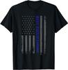 West Virginia Thin Blue Line US Flag Unisex T-shirt