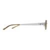 Gentle Monster Logo Metal Oval Sunglasses Unisex sunglasses Silver CALI02-BR