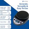 Цифровые весы Primo, сертифицированные NSF, 11 фунтов/5 кг, черные SCDGP11BK