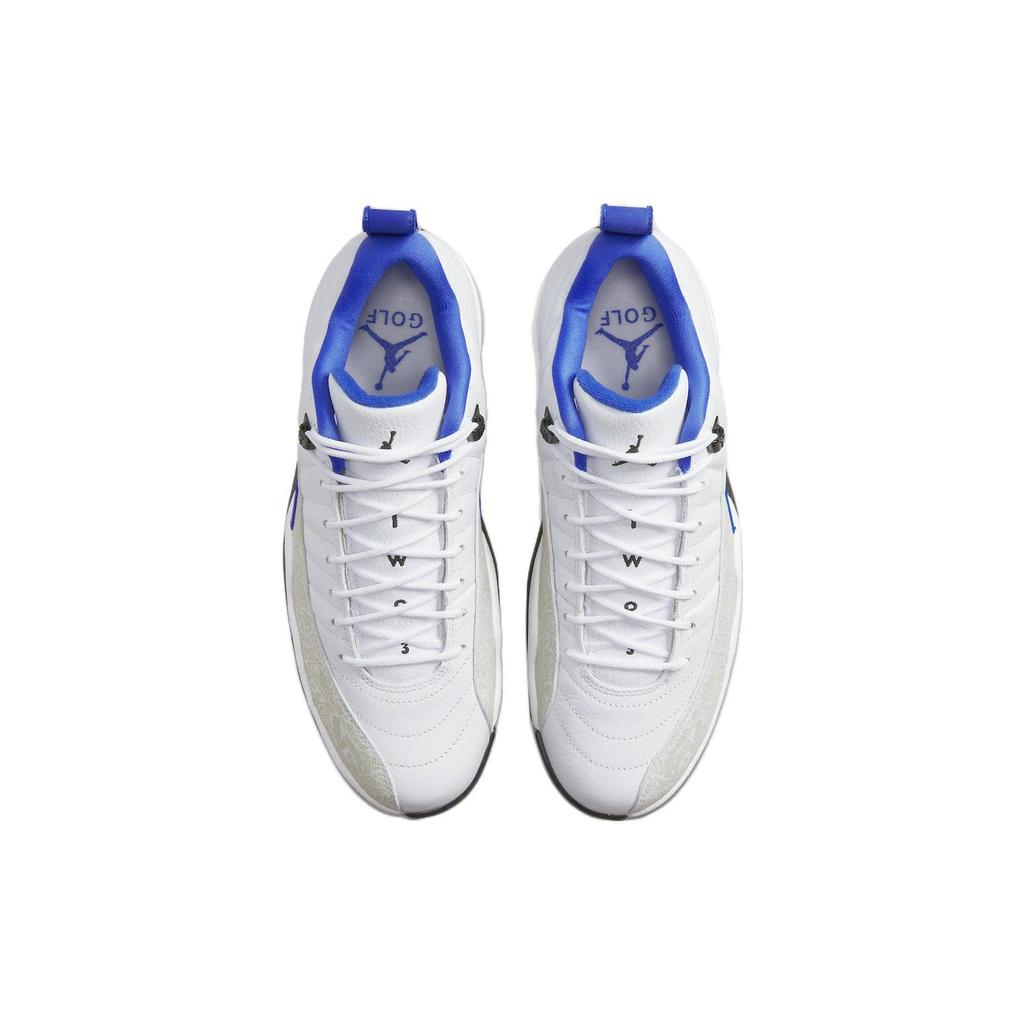 Air Jordan 12 Low Golf White Game Royal Мужские кроссовки черные DM9015-105