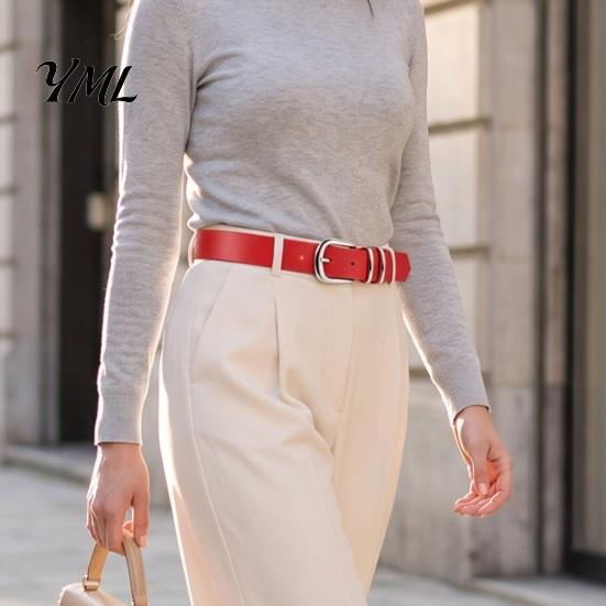 Solid Color Belts for Coats Leopard Print Waist Belt, Women Faux Leather Belt with Pin Adjustable Silver Buckle Buckle, Stylish Jeans Shirts
