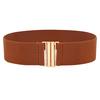 Fashion Lady Wide Belts Women Wide Elastic Belt Buckle Waist Dress Stretch