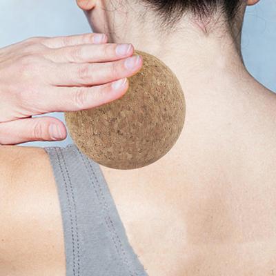 Пробковый массажный мяч Портативный миофасциальный аппарат для глубоких тканей для домашнего спорта