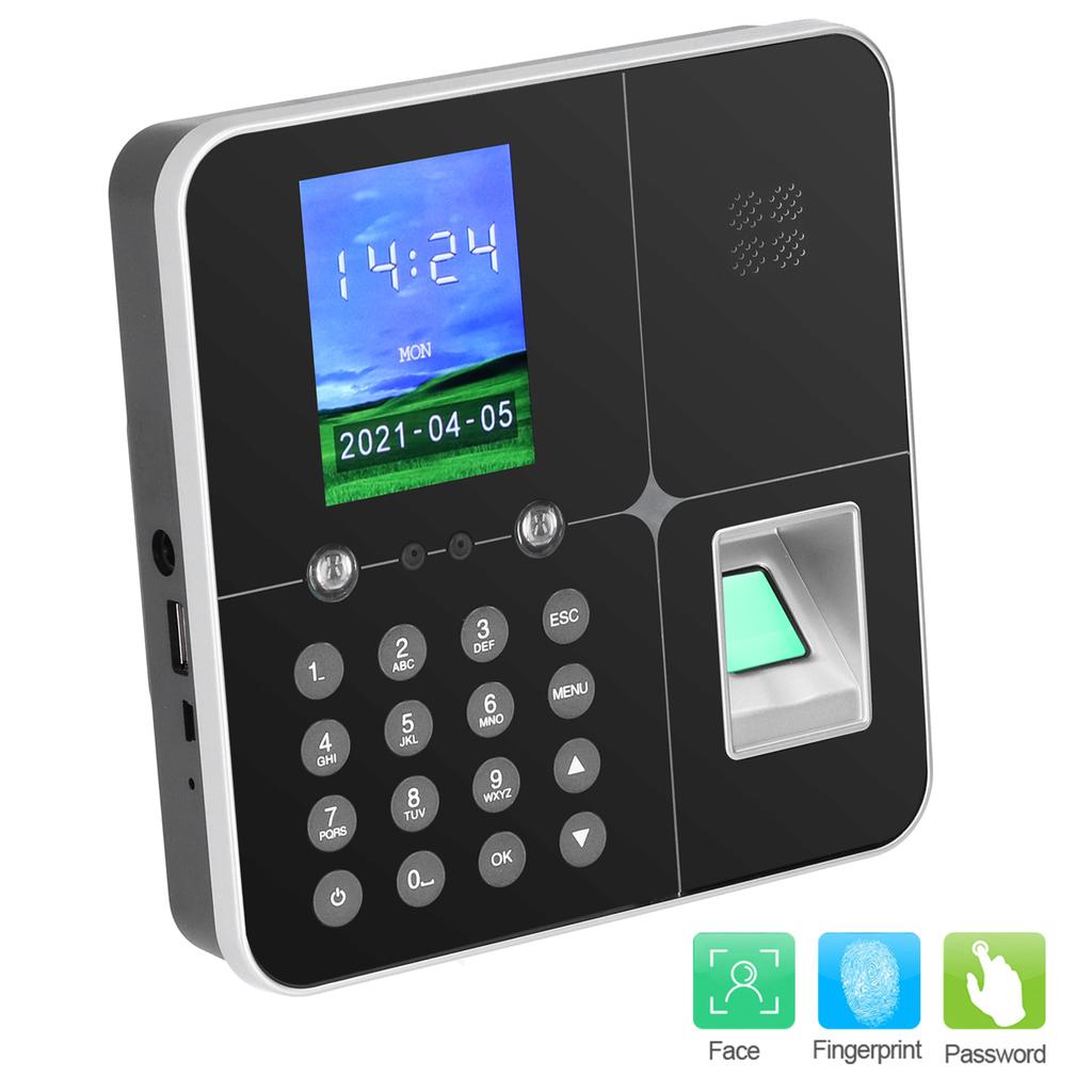 Интеллектуальная машина учета рабочего времени с функцией распознавания отпечатков пальцев и паролей для офисов, заводов, отелей