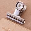 Round Head Steel Clip Silver Receipt Clip Stainless Steel Long Tail Clip