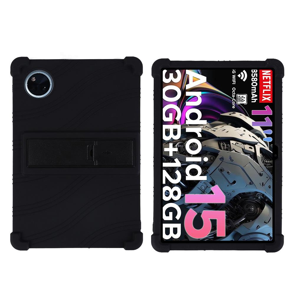 Soft Silicone Case for Doogee Tab G6 A9 Pro Plus T36 T40 Pro T20 Ultra T20S T20 T10Plus Adjust Stand Cover Kids Safe Shockproof