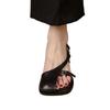 Модные новые дизайнерские сандалии Sense Retro Half Toe на низком каблуке в римском стиле 2024 года, летняя мода, повседневная женская обувь с застежкой-молнией