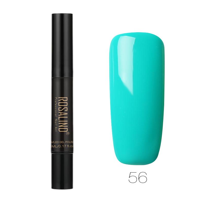 ROSALIND Гель-лак для ногтей 5 мл 01-58 Soak Off Top White Brush Pen Nails Art Полуперманентный УФ-гель
