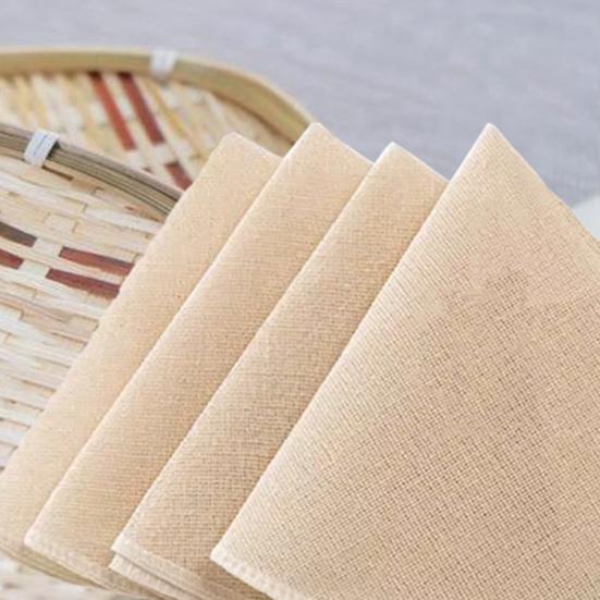10Pcs Cotton Tofu Cloth Hemmed Square Cheese Cloth Reusable Fine Mesh Food Strainer Cloth Unbleached