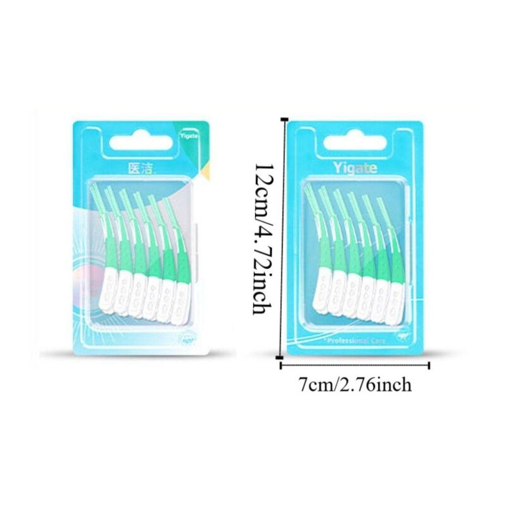 60Pcs Silicone Tooth Cleaning Brush 60Pcs Tooth Brush New Interdental Brush Oral Cavity