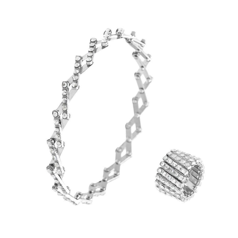 Растягивающийся браслет, выдвижное кольцо-браслет, гибкая пряжка для пальца, украшение двойного назначения