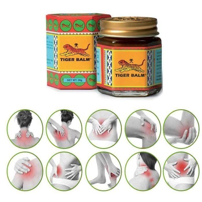 Baume du Tigre - Tiger Balm - Rouge - 30g - Pour muscles et articulations - Mixte